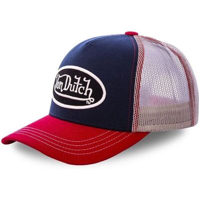 Boné de Beisebol Tricolor Von Dutch - Ajustável, Leve Boné de Beisebol Tricolor Von Dutch - Ajustável, Leve