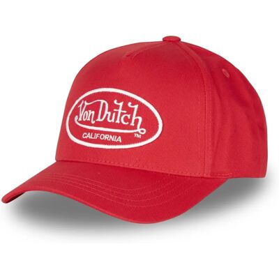 Von Dutch Modèle Casquette de Baseball - Protection Solaire - Rouge - Publicité Von Dutch Modèle Casquette de Baseball - Protection Solaire - Rouge - Publicité