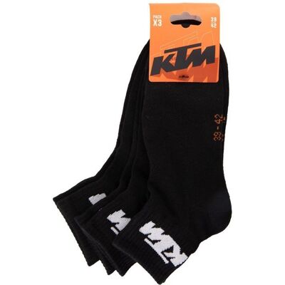 Chaussettes KTM Noir/Orange Mi-haute - Chaussettes - Publicité Chaussettes KTM Noir/Orange Mi-haute - Chaussettes - Publicité