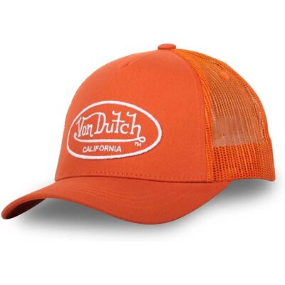Von Dutch Modèle Casquette - Visère incurvée, panneau en mesh, 50/50 tissu - Publicité Von Dutch Modèle Casquette - Visère incurvée, panneau en mesh, 50/50 tissu - Publicité