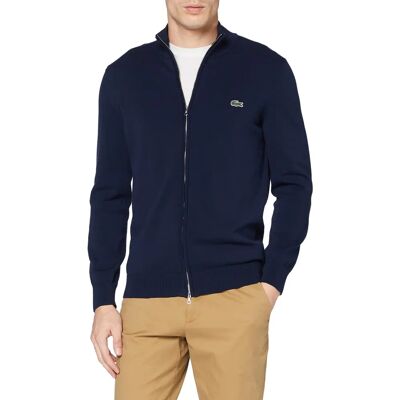 Lacoste Classic Organic Cotton Pullover (AH1957) - ναυτικό Lacoste Classic Organic Cotton Pullover (AH1957) - ναυτικό