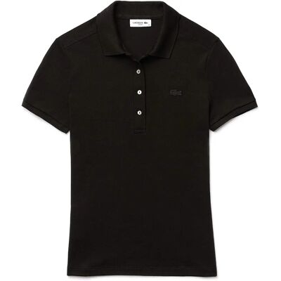 Μαύρο Πόλο Lacoste - Slim Fit Μαύρο Πόλο Lacoste - Slim Fit