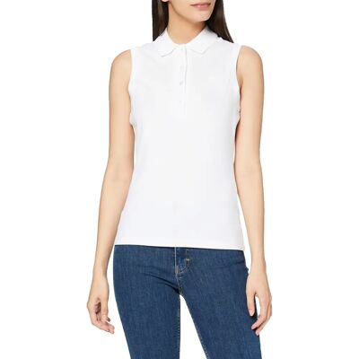 Λευκό Slim Fit Πικέ Πόλο Lacoste Λευκό Slim Fit Πικέ Πόλο Lacoste
