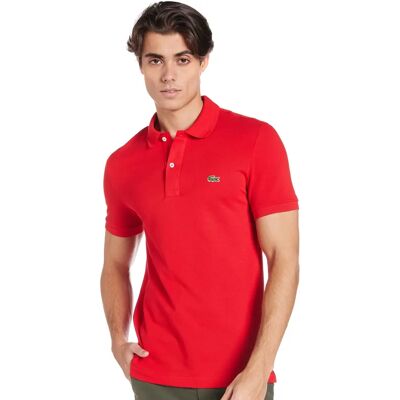 Lacoste Slim Fit Polo Shirt (PH4012) - rot 240 Lacoste Slim Fit Polo Shirt (PH4012) - rot 240