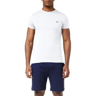 Lacoste White Model TH6709 Basic T-shirt Lacoste White Model TH6709 Basic T-shirt