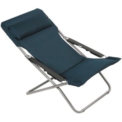 Lafuma Modèle LFM2829 Chaise longue pliante - Bleu Encre - Publicité Lafuma Modèle LFM2829 Chaise longue pliante - Bleu Encre - Publicité
