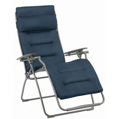 Chaise longue relax Lafuma Futura Be Comfort - Bleu Encre - Publicité Chaise longue relax Lafuma Futura Be Comfort - Bleu Encre - Publicité