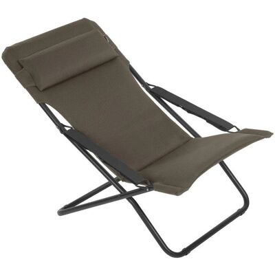 Sdraio Pieghevole Taupe Lafuma - AirComfort Sdraio Pieghevole Taupe Lafuma - AirComfort