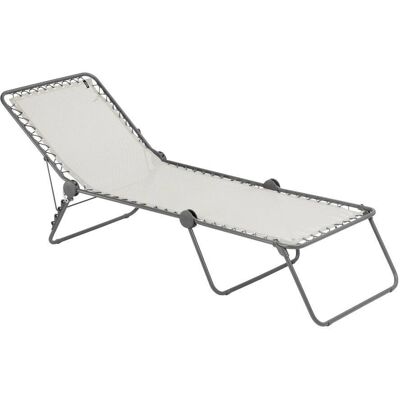 Lafuma Sonnenliege Siesta L - Seigle II - Klappbar, UV-beständig, 201cm Lafuma Sonnenliege Siesta L - Seigle II - Klappbar, UV-beständig, 201cm