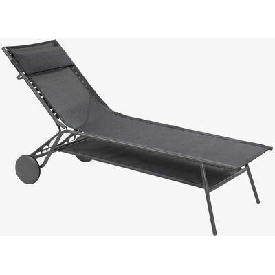 Lafuma Mobilier Miami II Hoch Batyline Duo - Sonnenliege Lafuma Mobilier Miami II Hoch Batyline Duo - Sonnenliege