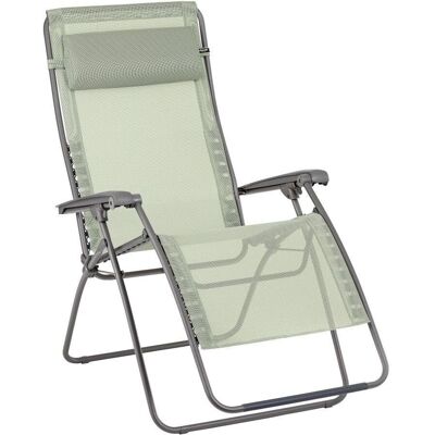 Lafuma Mobilier - Chaise Longue - Repose-tête ergonomique réglable - Publicité Lafuma Mobilier - Chaise Longue - Repose-tête ergonomique réglable - Publicité