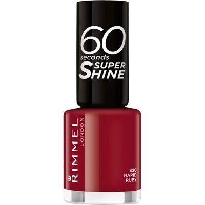 Rimmel 60 Seconds Super Shine Nail Polish - Rapid Ruby - Nail Polish Rimmel 60 Seconds Super Shine Nail Polish - Rapid Ruby - Nail Polish