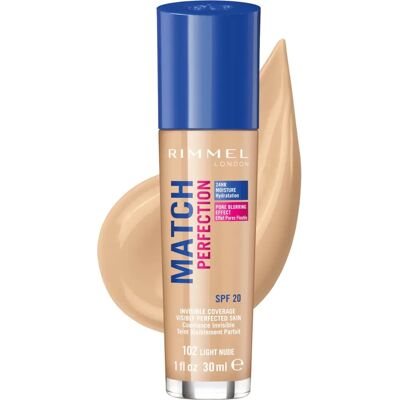 Rimmel Világos Nude Alapozó - Hab SPF 20 Rimmel Világos Nude Alapozó - Hab SPF 20