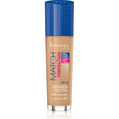 Rimmel Natural Beige SPF 20 Liquid Foundation - Liquid Foundation Rimmel Natural Beige SPF 20 Liquid Foundation - Liquid Foundation