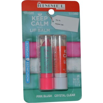 Rimmel - Keep Calm And Lip Balm - Pink Blush - Lip Balm - Publicité Rimmel - Keep Calm And Lip Balm - Pink Blush - Lip Balm - Publicité