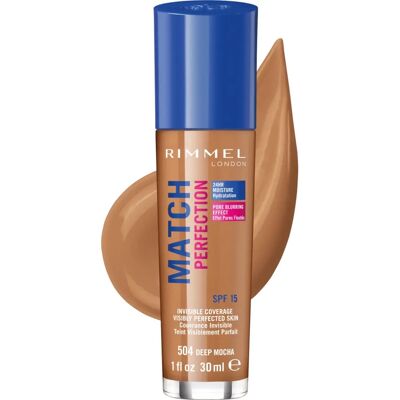 Rimmel London Match Perfection Foundation Deep Mocha - Foundation Rimmel London Match Perfection Foundation Deep Mocha - Foundation