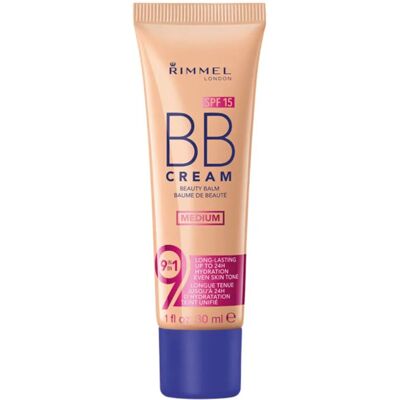 Rimmel London BB Cream 9in1 SPF15 Medium 30 ml Rimmel London BB Cream 9in1 SPF15 Medium 30 ml