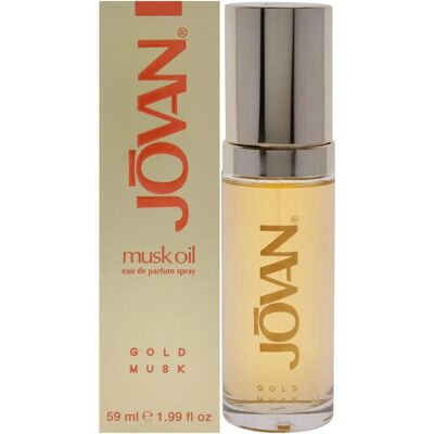 Jovan Gold Musk Eau de Parfum - Musk, Pittig, Poederig - 59ml Jovan Gold Musk Eau de Parfum - Musk, Pittig, Poederig - 59ml