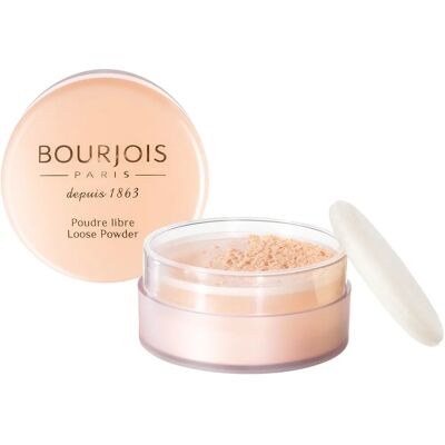 Bourjois Bourjois 02 Rosé Poudre Libre - Loose Powder - Publicité Bourjois Bourjois 02 Rosé Poudre Libre - Loose Powder - Publicité
