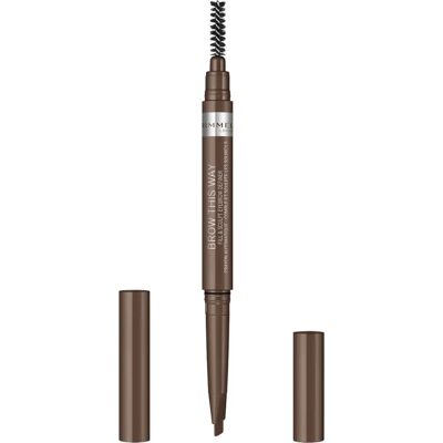 Rimmel London Brow This Way Medium Brown - Eyebrow Definer Rimmel London Brow This Way Medium Brown - Eyebrow Definer