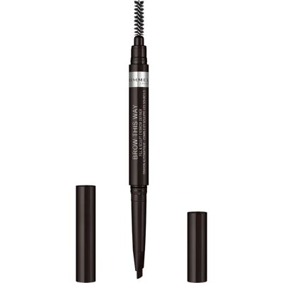 Rimmel London Brow This Way Remplir et Sculpturer Sourcils - Noir Doux - Publicité Rimmel London Brow This Way Remplir et Sculpturer Sourcils - Noir Doux - Publicité