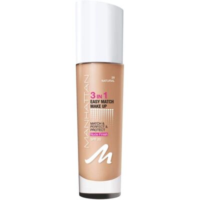 Manhattan Maquillaje Base N° 39 Beige Natural - Base de Maquillaje Manhattan Maquillaje Base N° 39 Beige Natural - Base de Maquillaje