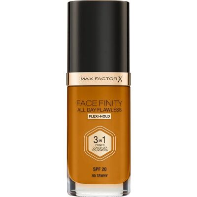Max Factor Facefinity 3in1 Foundation - Tawny - SPF 20 - Foundation Max Factor Facefinity 3in1 Foundation - Tawny - SPF 20 - Foundation