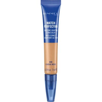 Anticerne Rimmel London Match Perfection - Beige Classique - Adaptation à la tonalité de peau - Finition naturelle - Publicité Anticerne Rimmel London Match Perfection - Beige Classique - Adaptation à la tonalité de peau - Finition naturelle - Publicité