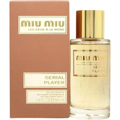 Eau de Toilette Serial Player Miu Miu - 50ml pour femmes - Publicité Eau de Toilette Serial Player Miu Miu - 50ml pour femmes - Publicité