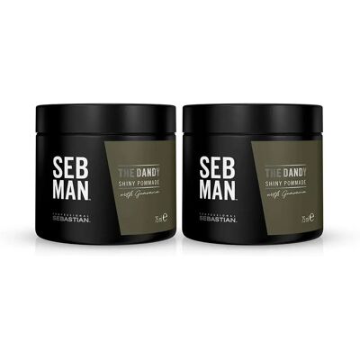 Sebman The Dandy Pommade à Tenue Légère - Coiffure 75ml - Publicité Sebman The Dandy Pommade à Tenue Légère - Coiffure 75ml - Publicité
