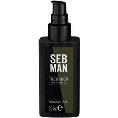 Sebman The Groom Huile pour cheveux et barbe - Pour hommes - Publicité Sebman The Groom Huile pour cheveux et barbe - Pour hommes - Publicité