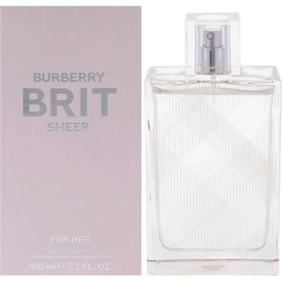 Burberry Brit Sheer Eau De Toilette - Blumig, 100ml, Leicht & Elegant Burberry Brit Sheer Eau De Toilette - Blumig, 100ml, Leicht & Elegant