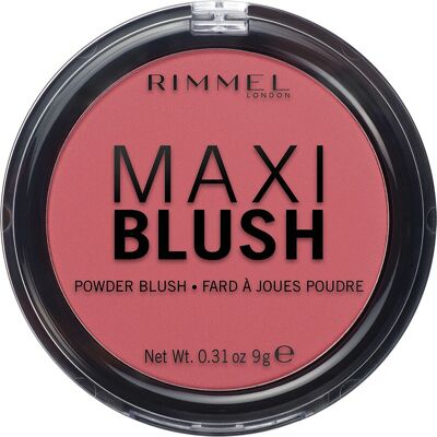 Rimmel London Maxi Blush in polvere - Wild Card, 9g, Brillante naturale Rimmel London Maxi Blush in polvere - Wild Card, 9g, Brillante naturale