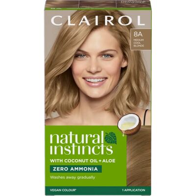 Clairol Natural Instincts Medium Cool Blonde - Hair Dye Clairol Natural Instincts Medium Cool Blonde - Hair Dye