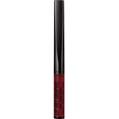 Rimmel London Lip Art Graphic Satin - Lippenstift & Kontur Rimmel London Lip Art Graphic Satin - Lippenstift & Kontur