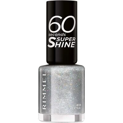 Esmalte para unhas Rimmel 60 Segundos Brilho Extra - Esmalte para unhas Esmalte para unhas Rimmel 60 Segundos Brilho Extra - Esmalte para unhas