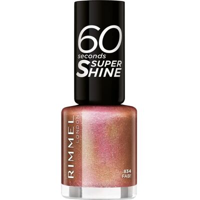 Rimmel London - 60 Sekunden Super Glanz 834 Fab! - Nagellack Rimmel London - 60 Sekunden Super Glanz 834 Fab! - Nagellack