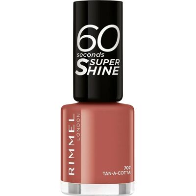 Rimmel 60 Secondes Super Brillance 707 Tan-A-Cotta - Vernis à Ongles Rimmel 60 Secondes Super Brillance 707 Tan-A-Cotta - Vernis à Ongles