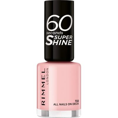 Rimmel - 60 Seconds Super Shine - Rose Gloss - 8 ml - nail polish Rimmel - 60 Seconds Super Shine - Rose Gloss - 8 ml - nail polish