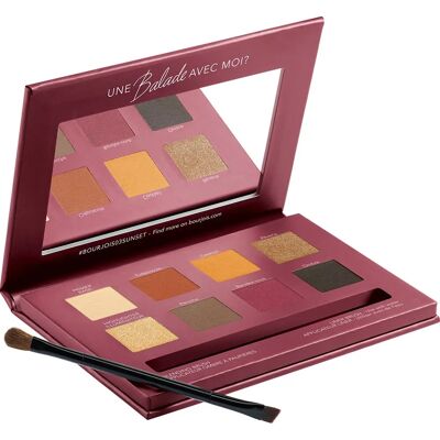 Bourjois - Sunset Edition Eye Shadow Palette - 8 Shades, Velvety, Long-Lasting Bourjois - Sunset Edition Eye Shadow Palette - 8 Shades, Velvety, Long-Lasting