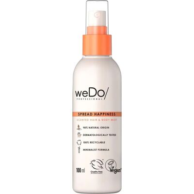weDo Professionele Haar- en Lichaamsmist - Spread Happiness - 100ml weDo Professionele Haar- en Lichaamsmist - Spread Happiness - 100ml