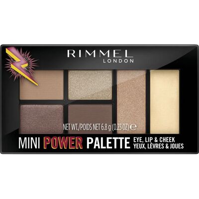 Rimmel Mini Power Palette - Augen, Lippen & Wangen - 6,8 g Rimmel Mini Power Palette - Augen, Lippen & Wangen - 6,8 g