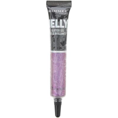 Rimmel London Jelly Glitter Gel Purple Rain - Eyelids, Face, Body Rimmel London Jelly Glitter Gel Purple Rain - Eyelids, Face, Body