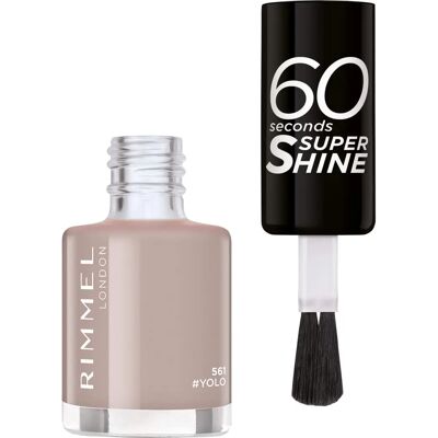 Vernis à ongles Yolo 561 de Rimmel London - Séchage rapide, Brillant - 8ml Vernis à ongles Yolo 561 de Rimmel London - Séchage rapide, Brillant - 8ml