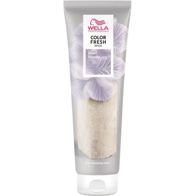 Wella Pearl Blonde Color Fresh Mask - Semi-permanent Hair Color & Nourishing Care Wella Pearl Blonde Color Fresh Mask - Semi-permanent Hair Color & Nourishing Care