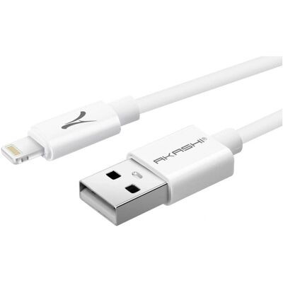 Akashi ALTCABLEMFIW Câble USB-A vers Lightning 1m - Câble de téléphone - Publicité Akashi ALTCABLEMFIW Câble USB-A vers Lightning 1m - Câble de téléphone - Publicité