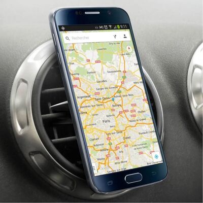 Support téléphonique Altadif ALTMAGCARBLK - Support magnétique pour voiture - Noir - Publicité Support téléphonique Altadif ALTMAGCARBLK - Support magnétique pour voiture - Noir - Publicité