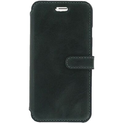 Custodia portafoglio in pelle Akashi per iPhone 6-8 - Nero Custodia portafoglio in pelle Akashi per iPhone 6-8 - Nero