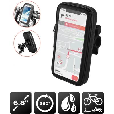 Soporte impermeable para teléfono de bicicleta/moto Altadif ALTBIKEWATERPBLK Soporte impermeable para teléfono de bicicleta/moto Altadif ALTBIKEWATERPBLK