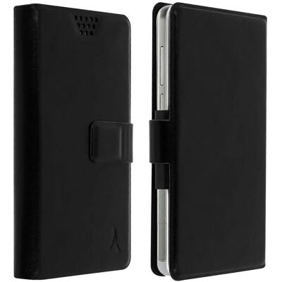 Akashi Black Universal Wallet Case for XL Smartphone Akashi Black Universal Wallet Case for XL Smartphone
